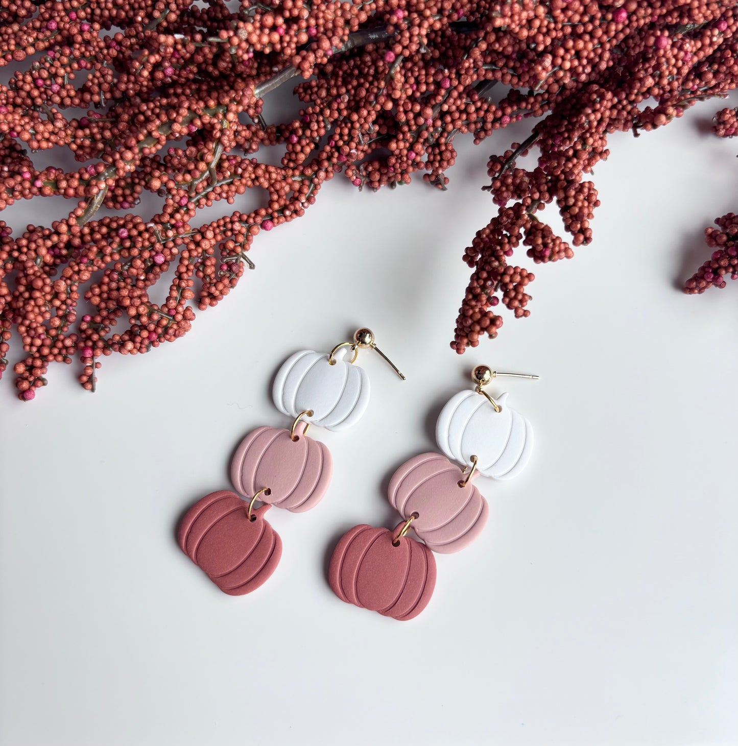 3 Tier Pumpkin Dangles