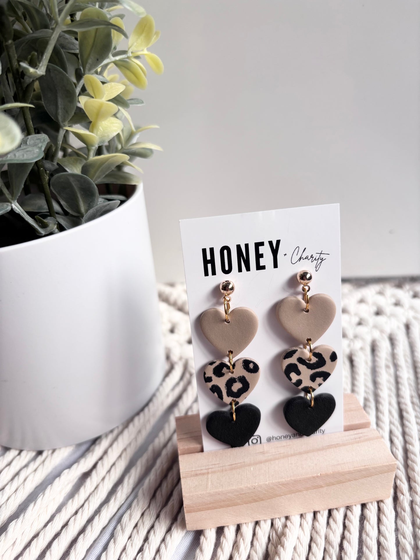 3 Tier Heart Dangles