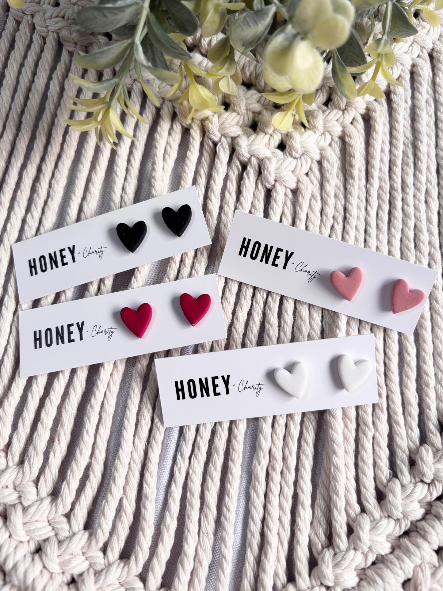 Mini Heart Studs