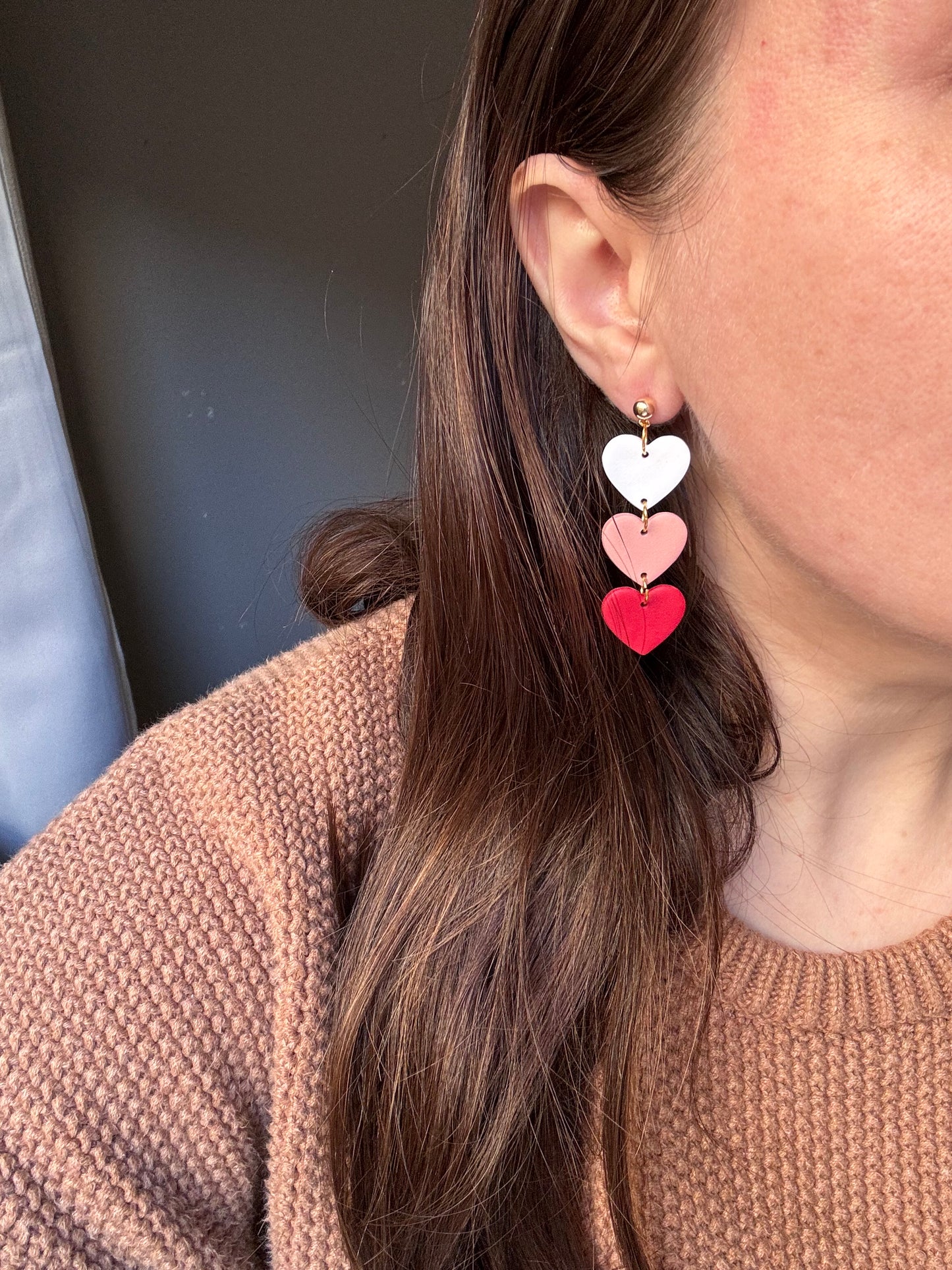 3 Tier Heart Dangles