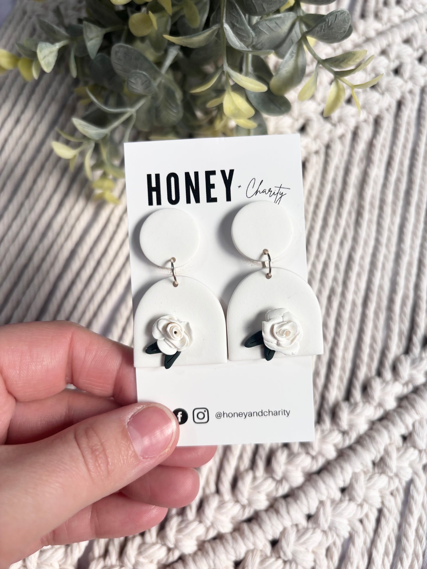 White Rose Dangles