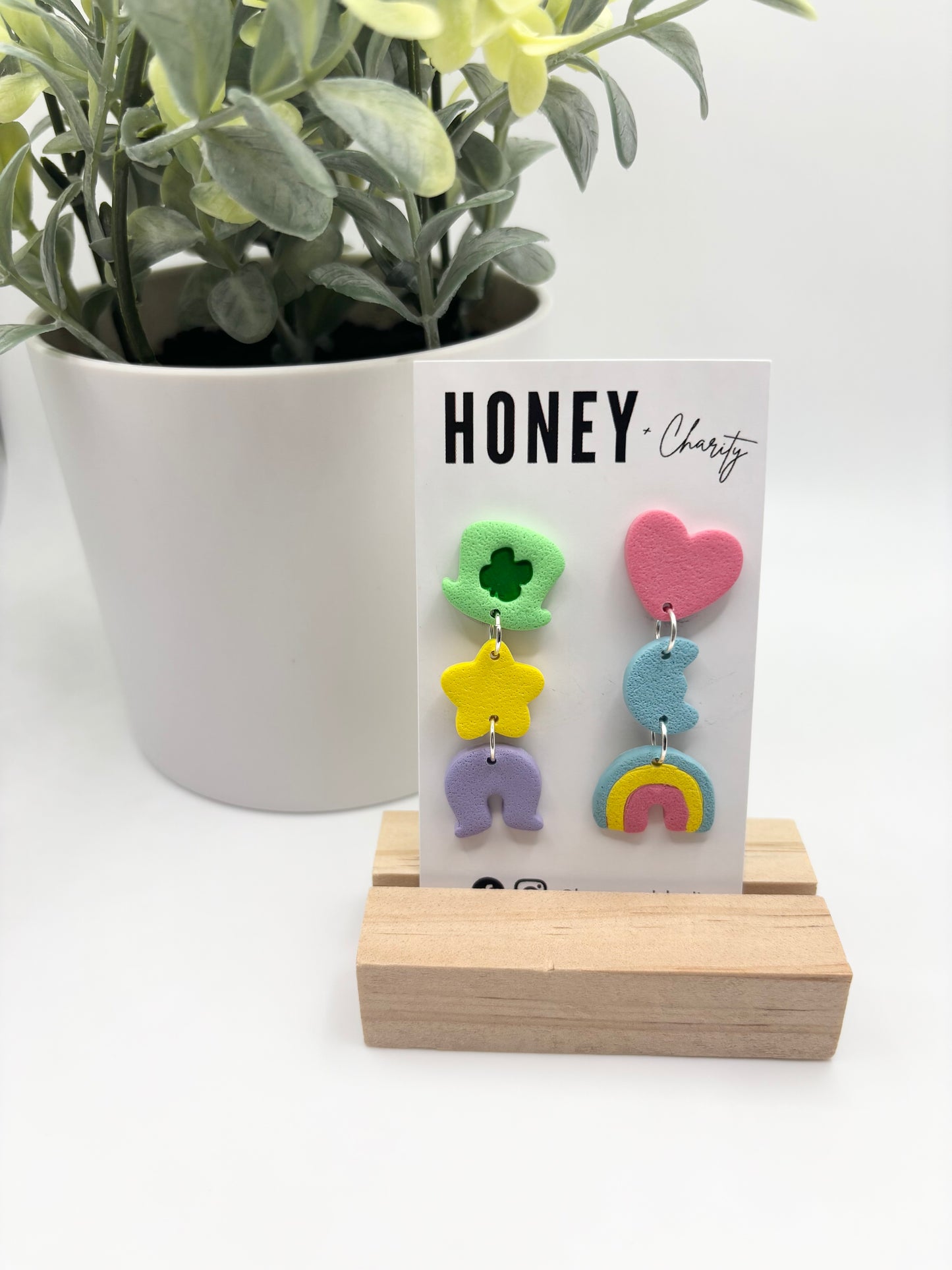 Lucky Marshmallow Cereal Earrings