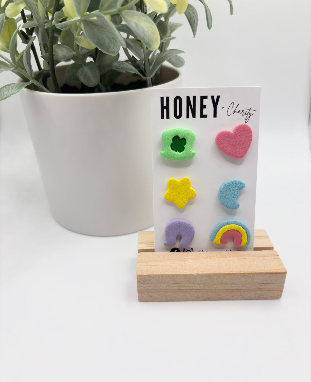 Lucky Marshmallow Cereal Earrings