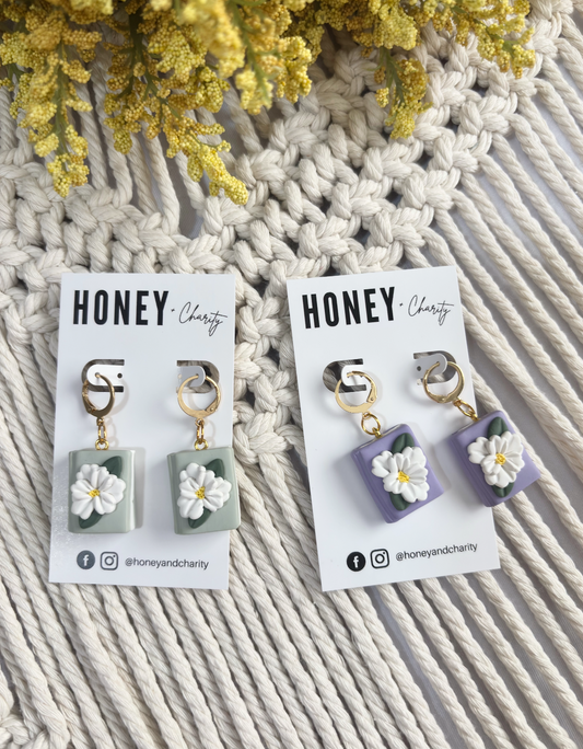 Floral Book Dangles