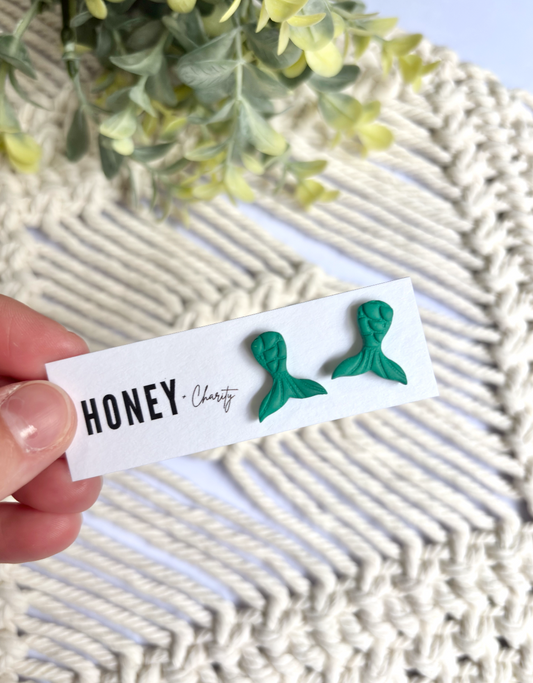 Mermaid Tail Studs