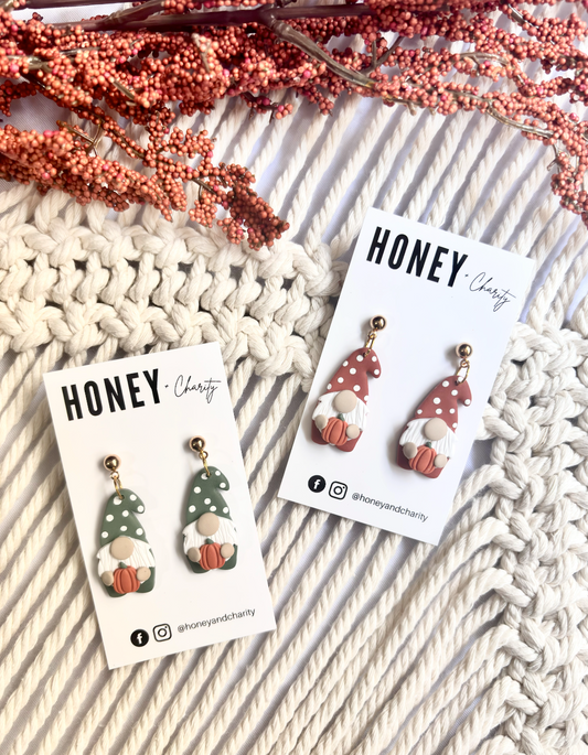 Fall Gnomes Dangles