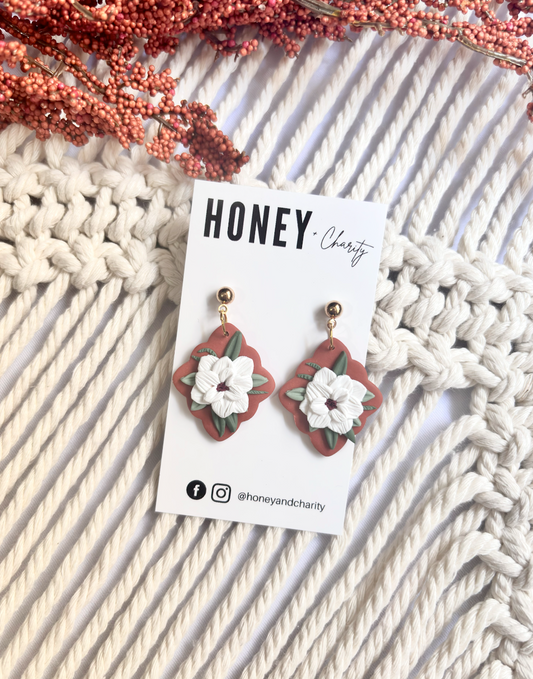 Autumn Floral Dangles