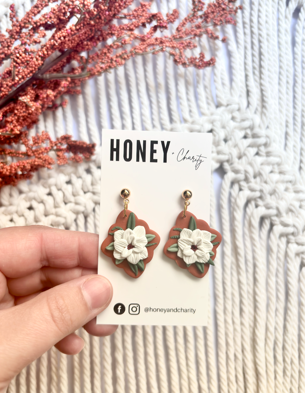 Autumn Floral Dangles
