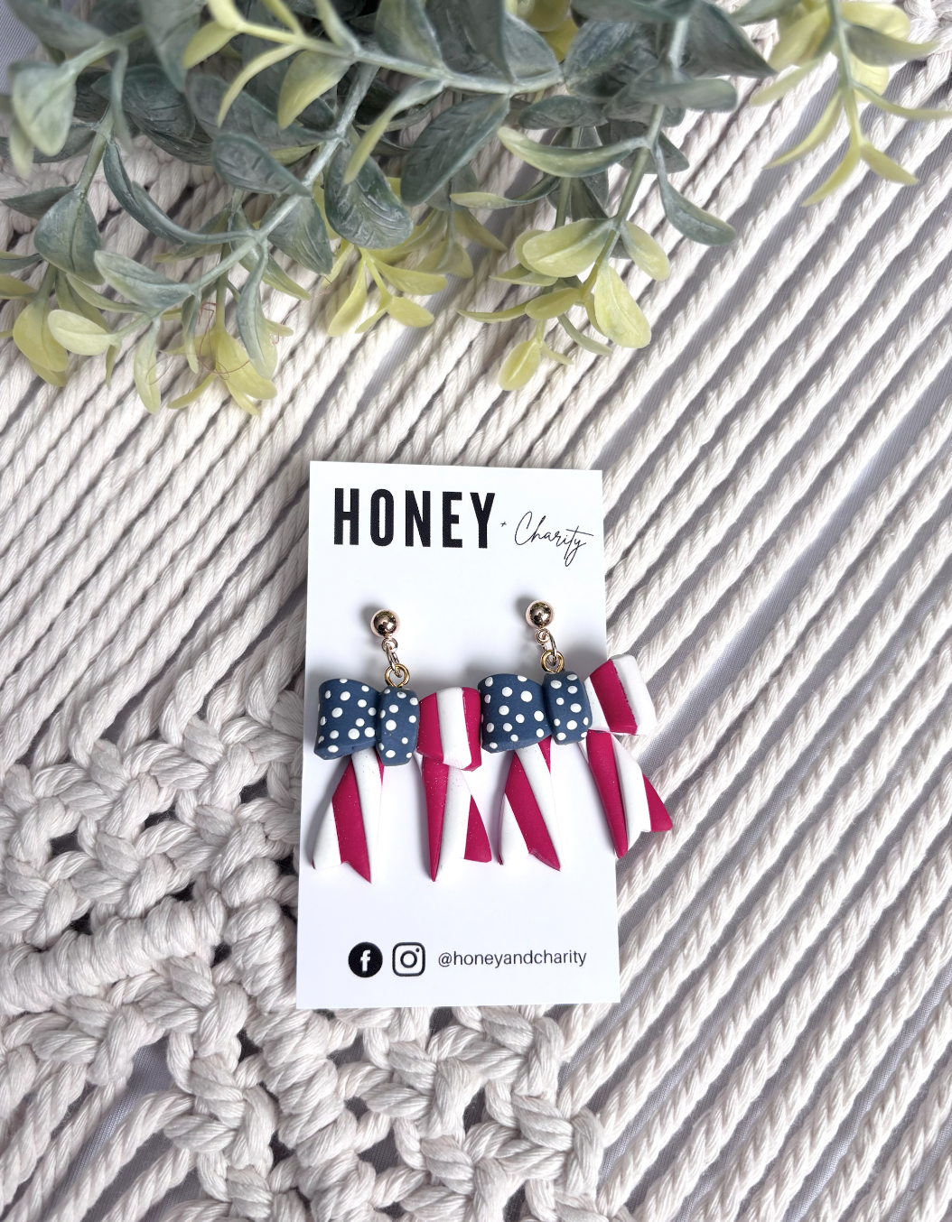 America Bow Dangles