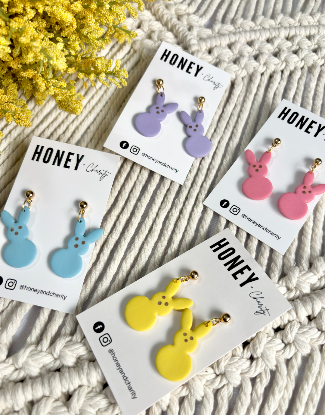 Marshmellow Peep Dangles