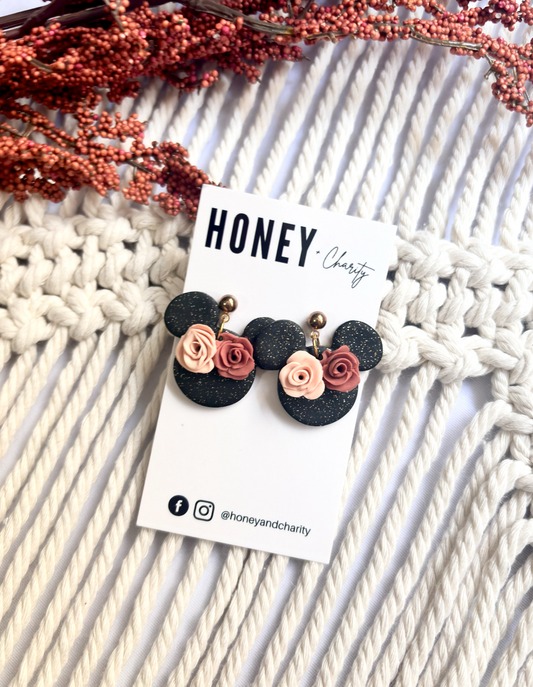 Mouse Fall Floral Dangles