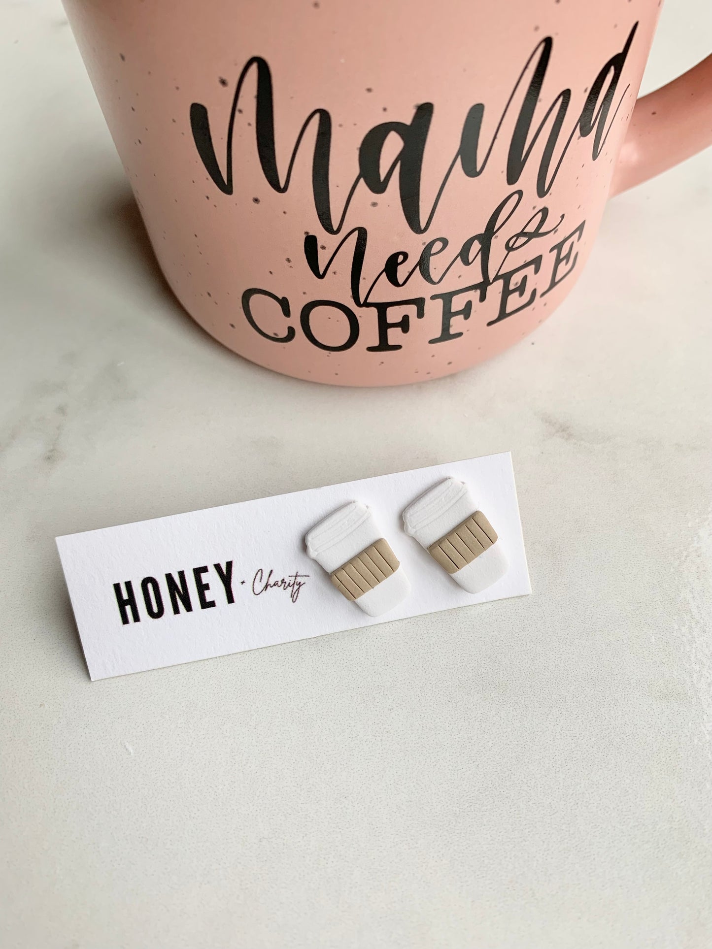 Coffee To-Go Studs