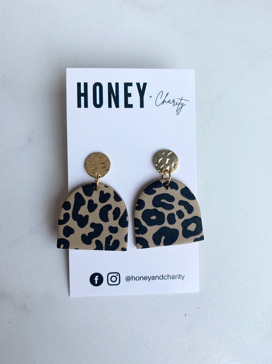 Gold Plated Leopard Domes