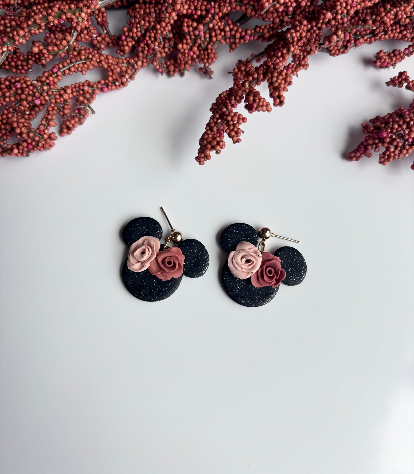 Mouse Fall Floral Dangles
