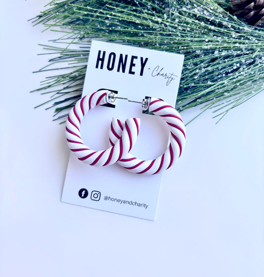 Candy Cane Hoops