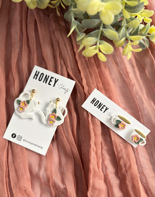 Mommy + Me Floral Tea Set