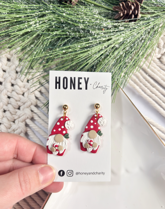 Christmas Gnome Dangles