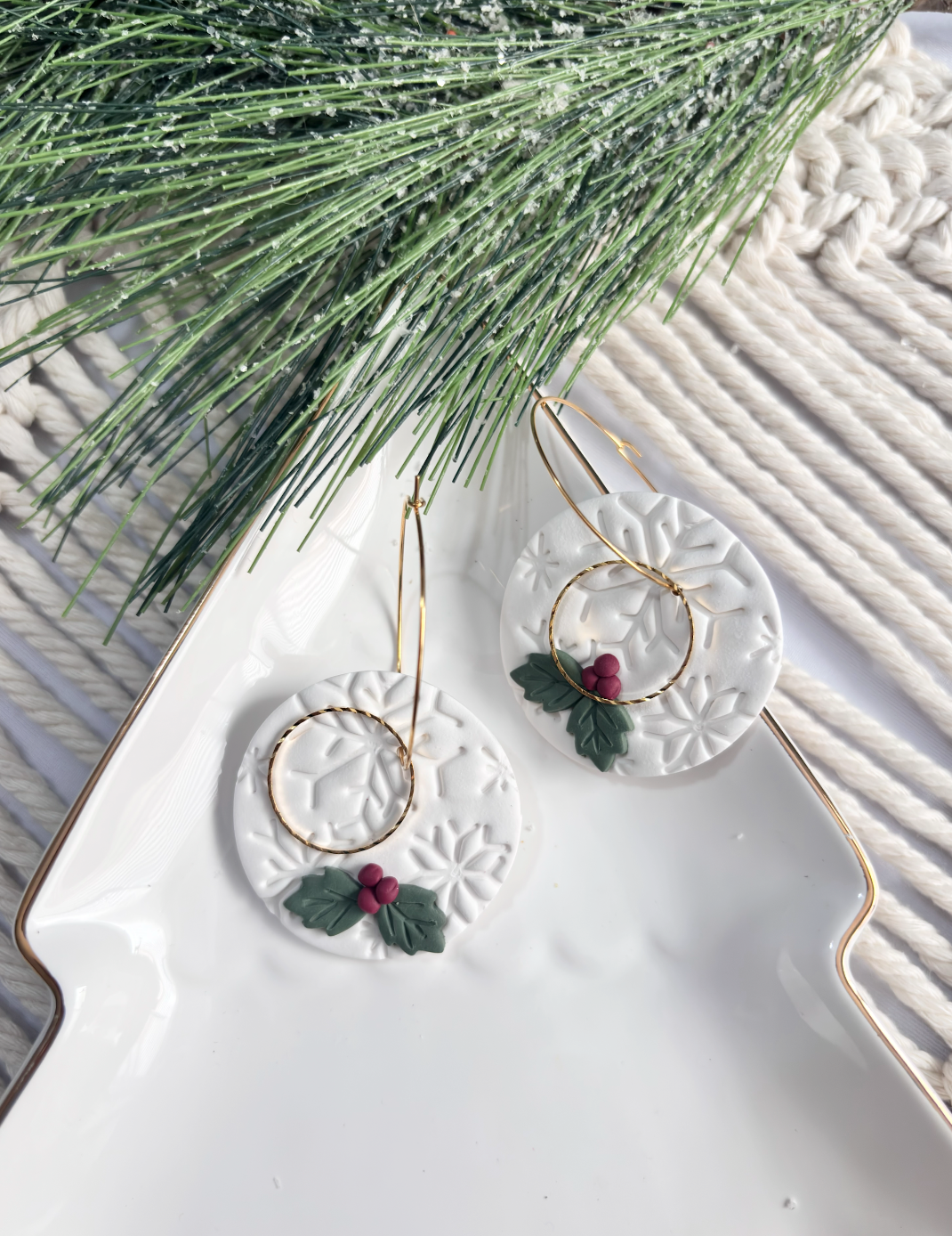 Mistletoe Hoops