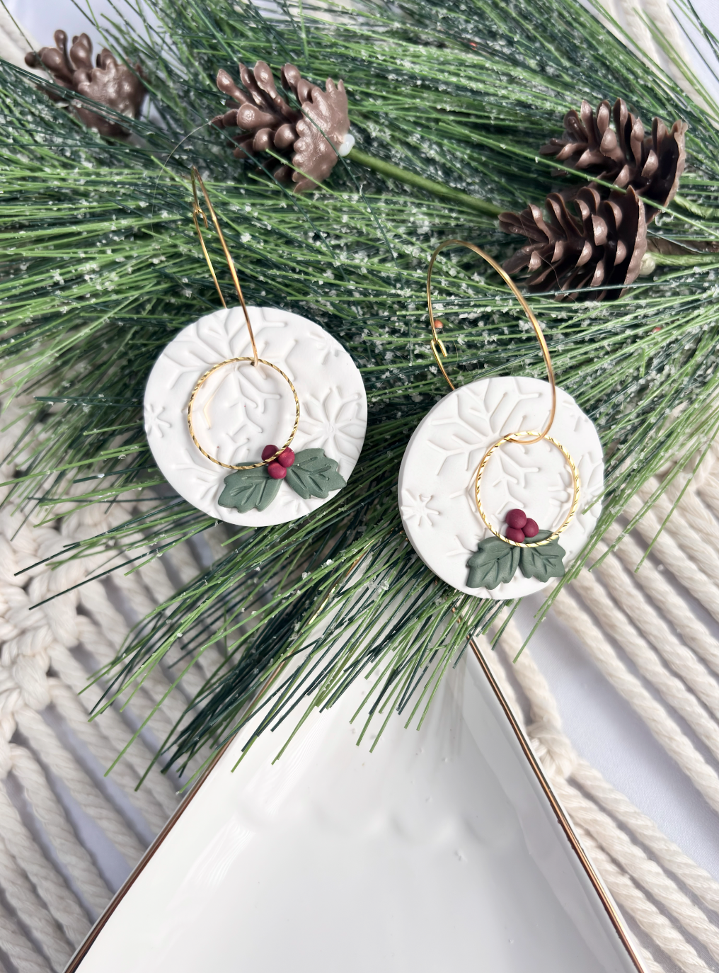 Mistletoe Hoops