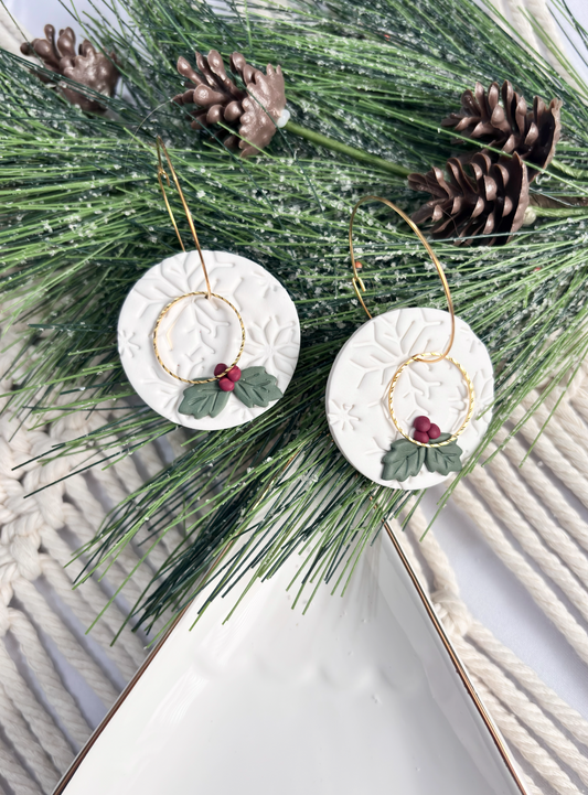 Mistletoe Hoops