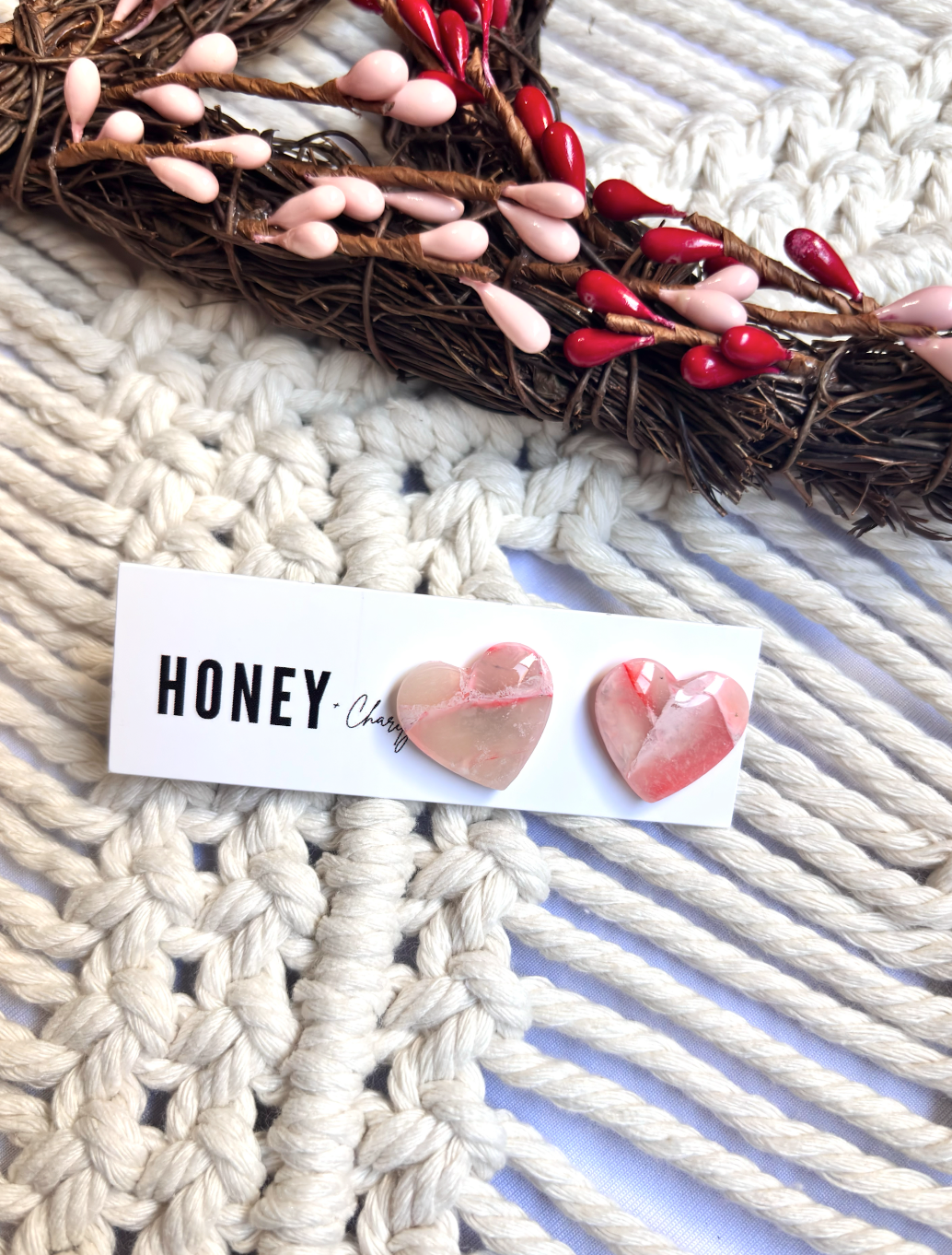 Valentine Marble Earrings