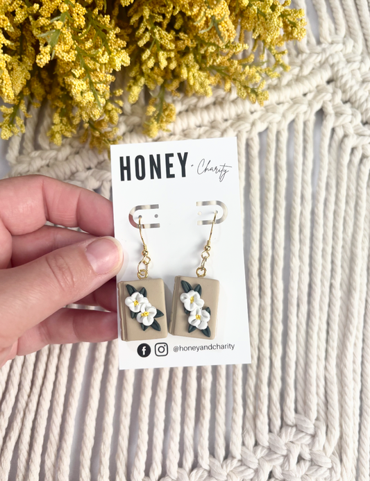 Floral Book Dangles