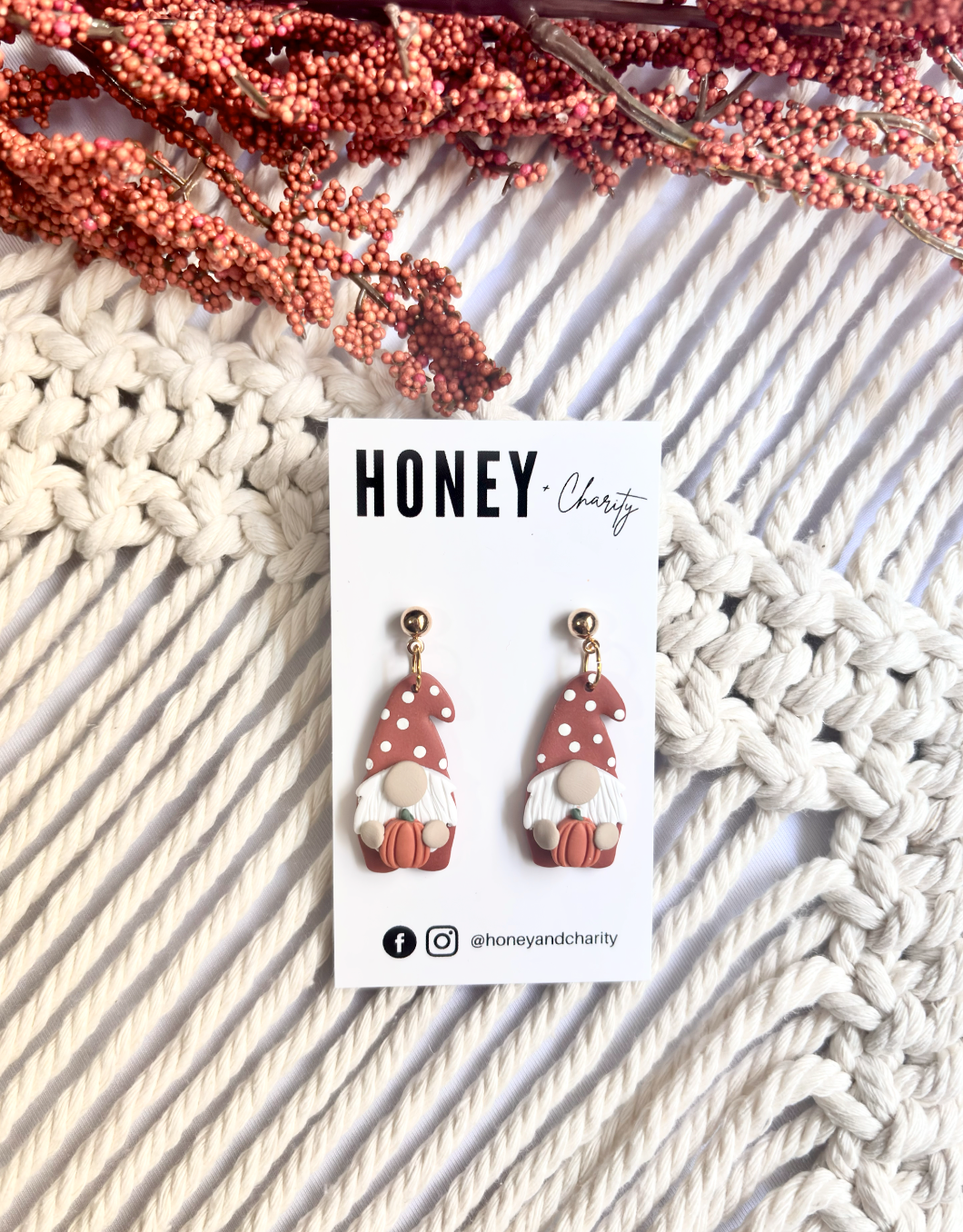 Fall Gnomes Dangles