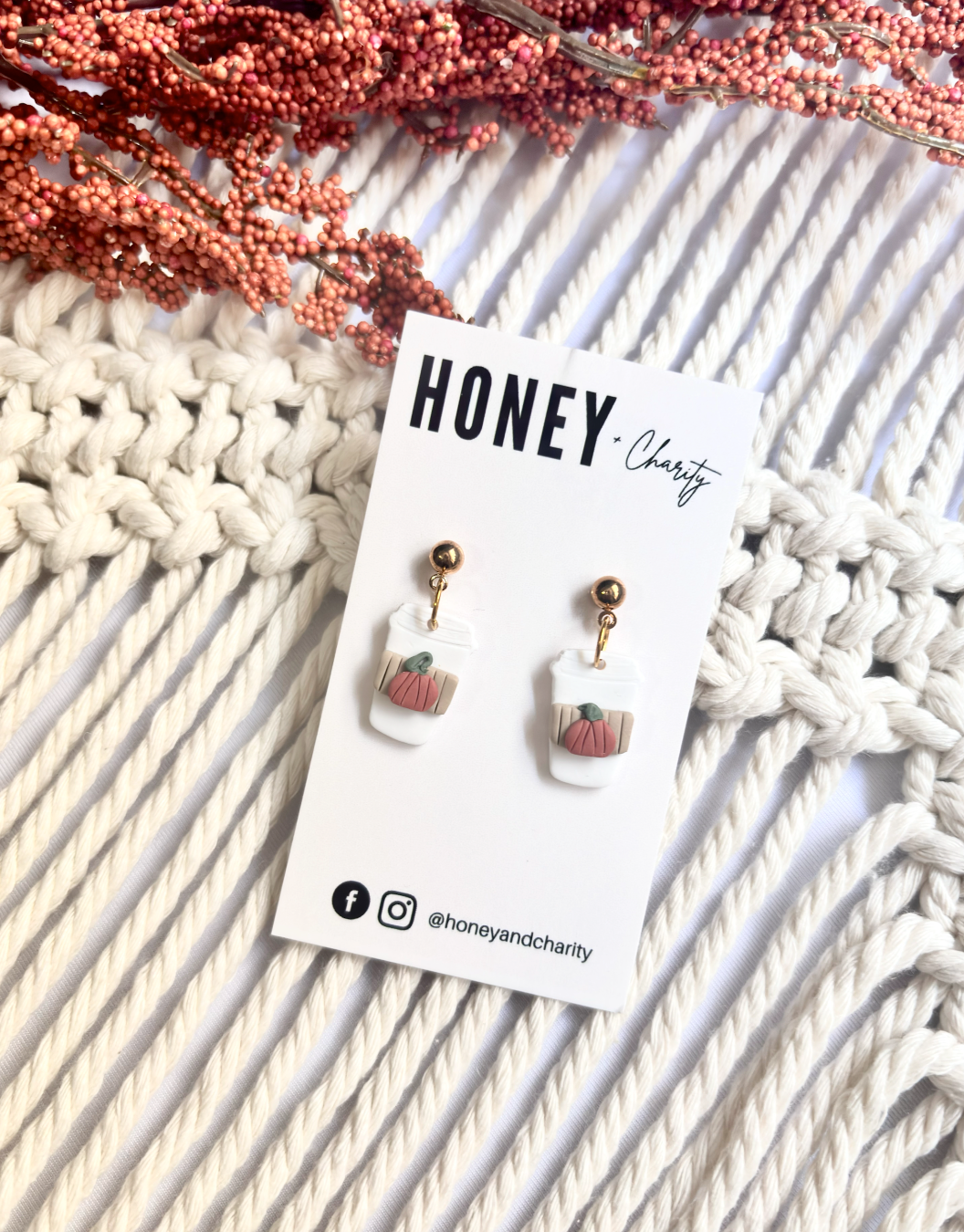 PSL To-Go Latte Dangles