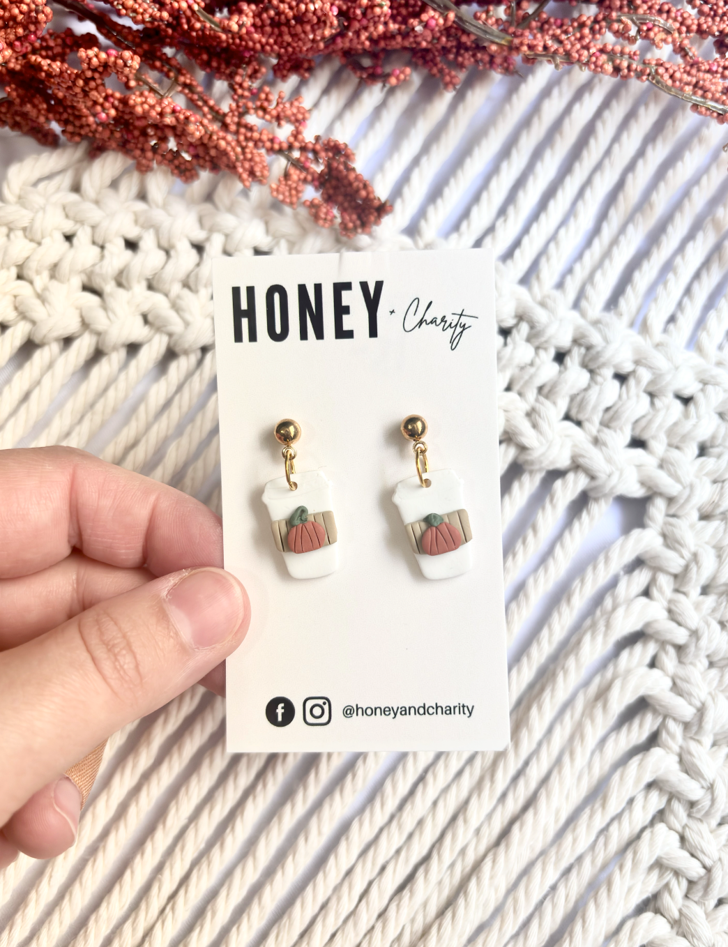 PSL To-Go Latte Dangles