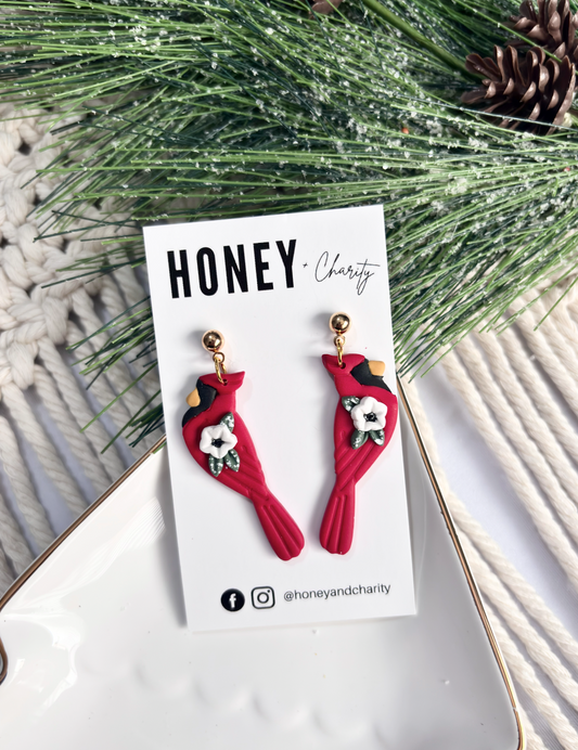 Christmas Cardinal Dangles