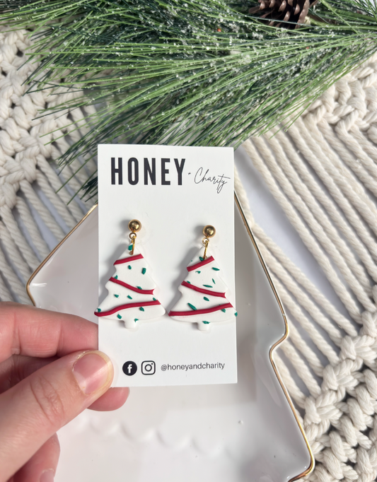 Christmas Tree Cake Dangles