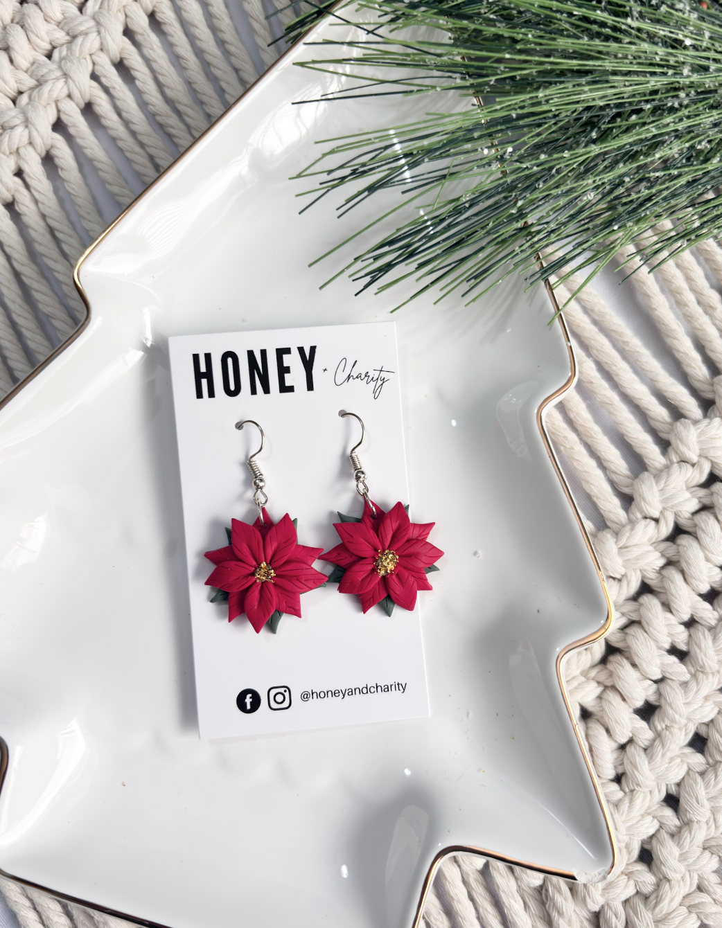 Poinsettia Dangles