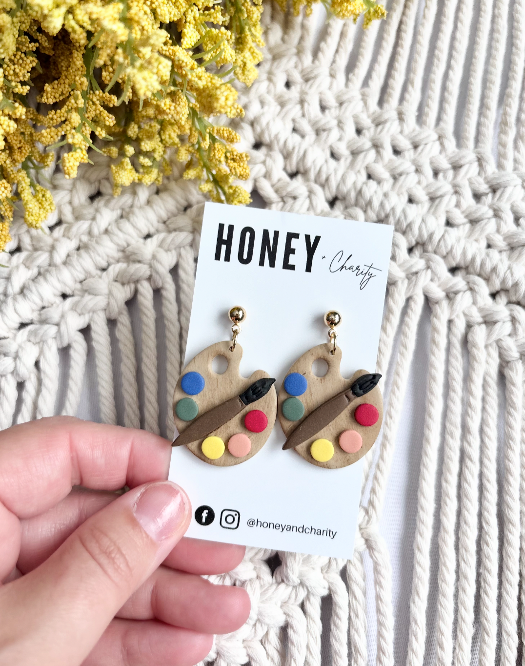Art Palette Dangles
